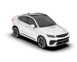 blanc suv sur transparent Contexte. 3d le rendu - illustration png