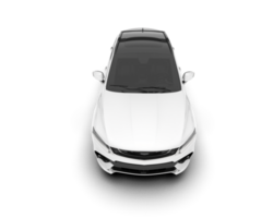 wit suv Aan transparant achtergrond. 3d renderen - illustratie png