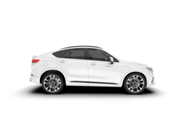 blanc suv sur transparent Contexte. 3d le rendu - illustration png