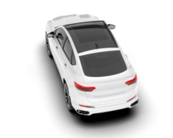 blanc suv sur transparent Contexte. 3d le rendu - illustration png