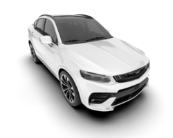 blanc suv sur transparent Contexte. 3d le rendu - illustration png