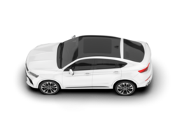 blanc suv sur transparent Contexte. 3d le rendu - illustration png