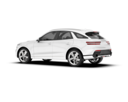 blanc suv sur transparent Contexte. 3d le rendu - illustration png