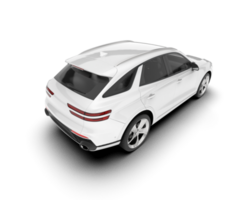 blanc suv sur transparent Contexte. 3d le rendu - illustration png