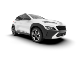 branco suv em transparente fundo. 3d Renderização - ilustração png