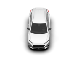 blanc suv sur transparent Contexte. 3d le rendu - illustration png