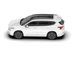 wit suv Aan transparant achtergrond. 3d renderen - illustratie png