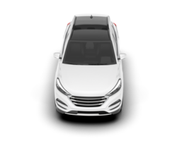 blanco suv en transparente antecedentes. 3d representación - ilustración png