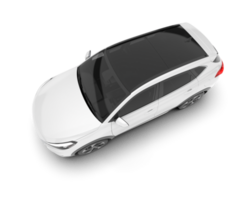 wit suv Aan transparant achtergrond. 3d renderen - illustratie png