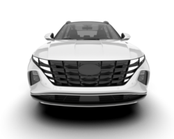 Weiß suv auf transparent Hintergrund. 3d Rendern - - Illustration png