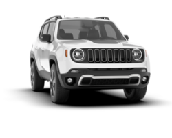 blanc suv sur transparent Contexte. 3d le rendu - illustration png