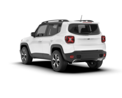 branco suv em transparente fundo. 3d Renderização - ilustração png