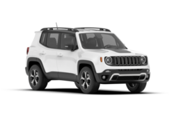 branco suv em transparente fundo. 3d Renderização - ilustração png