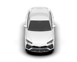 blanc suv sur transparent Contexte. 3d le rendu - illustration png