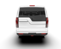 White SUV on transparent background. 3d rendering - illustration png