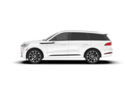 blanc suv sur transparent Contexte. 3d le rendu - illustration png