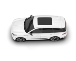 blanc suv sur transparent Contexte. 3d le rendu - illustration png