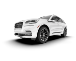 wit suv Aan transparant achtergrond. 3d renderen - illustratie png