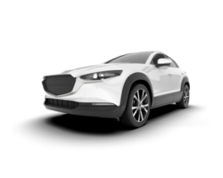 branco suv em transparente fundo. 3d Renderização - ilustração png