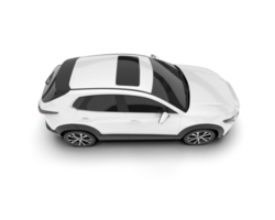 blanc suv sur transparent Contexte. 3d le rendu - illustration png