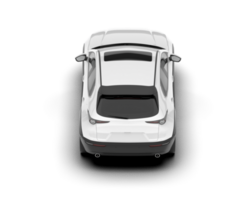 blanc suv sur transparent Contexte. 3d le rendu - illustration png