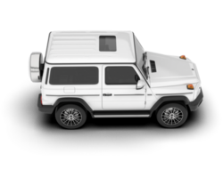 blanc suv sur transparent Contexte. 3d le rendu - illustration png