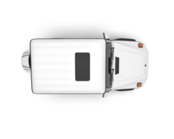 White SUV on transparent background. 3d rendering - illustration png