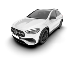 blanco suv en transparente antecedentes. 3d representación - ilustración png