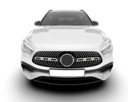 Weiß suv auf transparent Hintergrund. 3d Rendern - - Illustration png