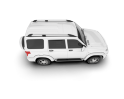 blanc suv sur transparent Contexte. 3d le rendu - illustration png