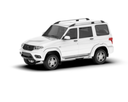 branco suv em transparente fundo. 3d Renderização - ilustração png