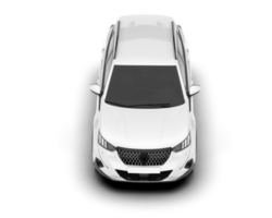 blanc suv sur transparent Contexte. 3d le rendu - illustration png