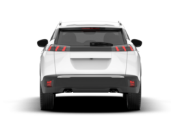 blanco suv en transparente antecedentes. 3d representación - ilustración png