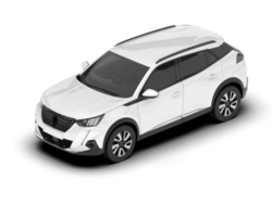 blanc suv sur transparent Contexte. 3d le rendu - illustration png