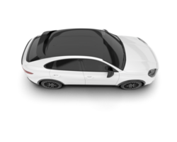 blanc suv sur transparent Contexte. 3d le rendu - illustration png