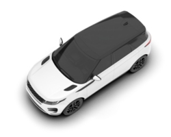 blanc suv sur transparent Contexte. 3d le rendu - illustration png