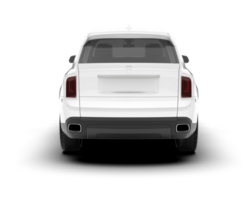 Weiß suv auf transparent Hintergrund. 3d Rendern - - Illustration png