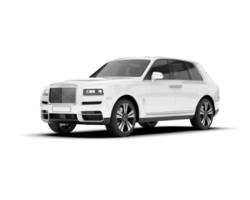 blanc suv sur transparent Contexte. 3d le rendu - illustration png