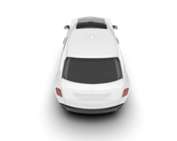 blanco suv en transparente antecedentes. 3d representación - ilustración png