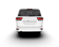 Weiß suv auf transparent Hintergrund. 3d Rendern - - Illustration png