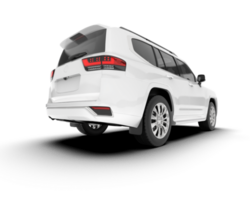 blanc suv sur transparent Contexte. 3d le rendu - illustration png