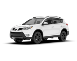 blanc suv sur transparent Contexte. 3d le rendu - illustration png