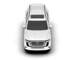 branco suv em transparente fundo. 3d Renderização - ilustração png