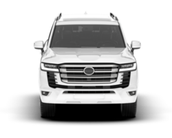 blanco suv en transparente antecedentes. 3d representación - ilustración png