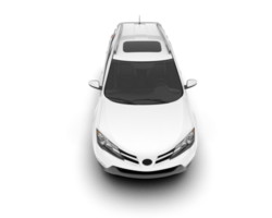 Weiß suv auf transparent Hintergrund. 3d Rendern - - Illustration png