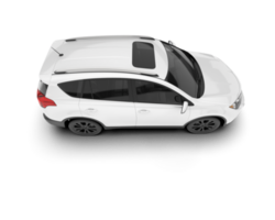 wit suv Aan transparant achtergrond. 3d renderen - illustratie png