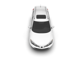 blanc suv sur transparent Contexte. 3d le rendu - illustration png