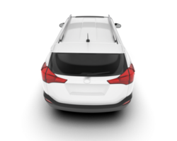 blanco suv en transparente antecedentes. 3d representación - ilustración png