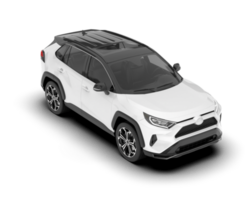 branco suv em transparente fundo. 3d Renderização - ilustração png