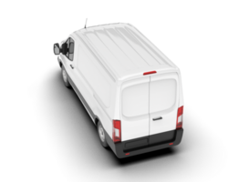 blanco camioneta en transparente antecedentes. 3d representación - ilustración png